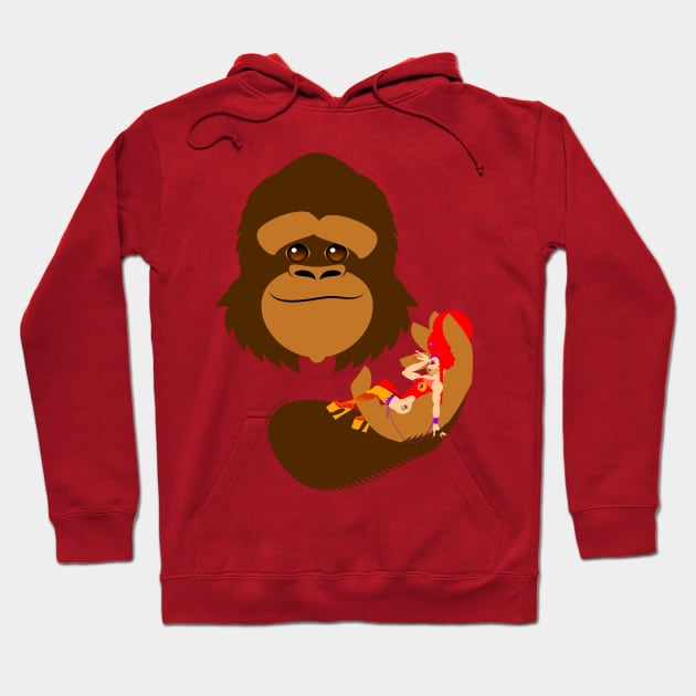 Queen & Kong Hoodie by tuditees